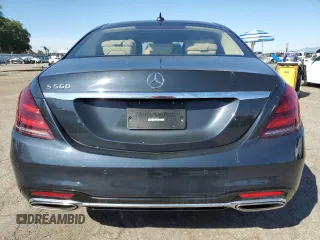2018 Mercedes-Benz S 560 with VIN WDDUG8DB5JA378761, listed as a Copart auction lot 46141835 with 51,135 mi miles and Salvage Title. Bid and sale history available at carsss.com. Image 6.