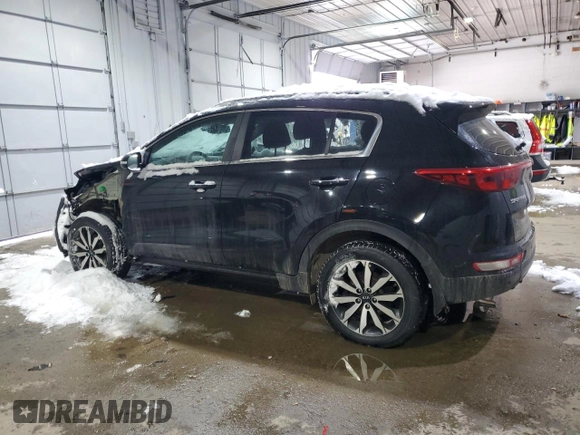 2019 Kia Sportage EX with VIN KNDPNCAC6K7518148, listed as a Copart auction lot 44252175 with 67,210 mi miles and Salvage Title. Bid and sale history available at carsss.com. Image 2.