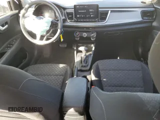 2022 Kia Rio S with VIN 3KPA24ADXNE477511, listed as a Copart auction lot 48555265 with 32,147 mi miles and Salvage Title. Bid and sale history available at carsss.com. Image 8.