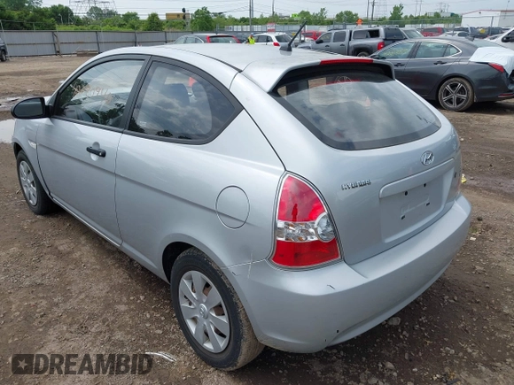 2007 Hyundai Accent GS with VIN KMHCM36C97U038622, listed as a IAAI auction lot 42280940 with 88,995 mi miles and . Bid and sale history available at DreamBid. Image 3.