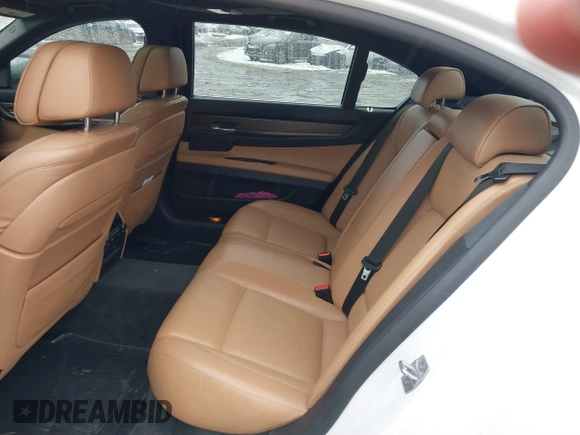 2015 BMW 7 Series 750Li xDrive with VIN WBAYF8C5XFD655174, listed as a IAAI auction lot 41480525 with 79,238 mi miles and . Bid and sale history available at carsss.com. Image 8.