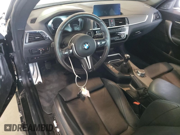 2018 BMW M2 with VIN WBS1J5C54JVD37762, listed as a Copart auction lot 67153643 with 25,271 mi miles. Bid and sale history available at carsss.com. Image 8.