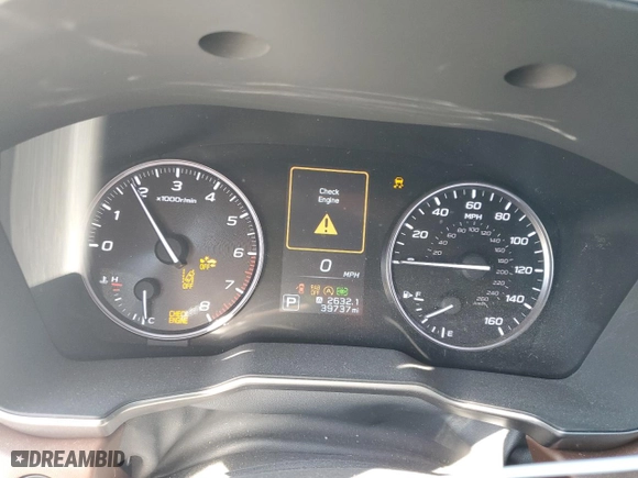 2020 Subaru Outback Touring XT with VIN 4S4BTGPD9L3221239, listed as a Copart auction lot 50003015 with 39,737 mi miles and Salvage Title. Bid and sale history available at carsss.com. Image 9.