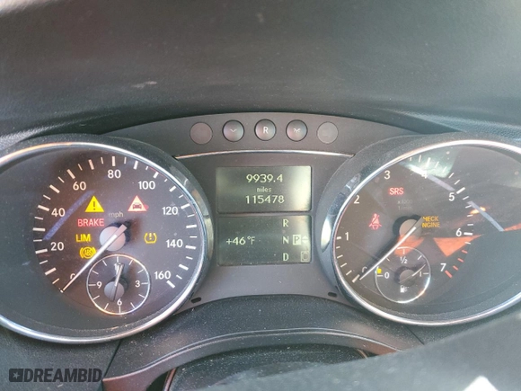 2007 Mercedes-Benz R-Class 3.5L with VIN 4JGCB65E77A052806, listed as a Copart auction lot 48010855 with 115,478 mi miles and Clean Title. Bid and sale history available at carsss.com. Image 9.