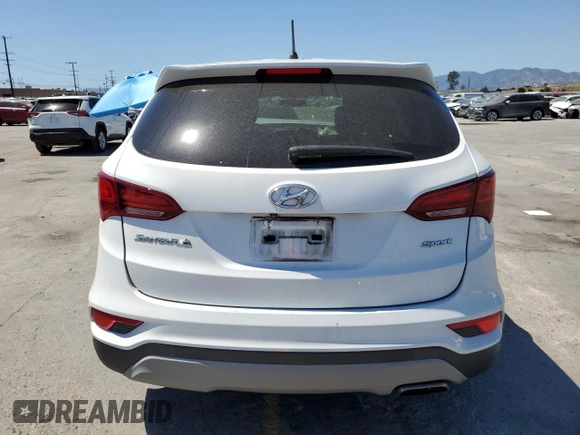 2018 Hyundai Santa Fe 2.4L with VIN 5NMZT3LB3JH095801, listed as a Copart auction lot 56068565 with 82,616 mi miles and Salvage title. Bid and sale history available at DreamBid. Image 6.
