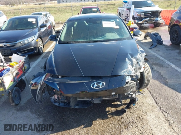 2023 Hyundai Elantra SEL with VIN KMHLS4AG4PU606765, listed as a IAAI auction lot 41056438 with 24,137 mi miles and . Bid and sale history available at DreamBid. Image 13.