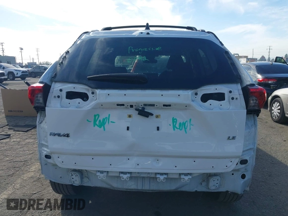 2020 Toyota RAV4 LE with VIN JTMH1RFV1LD048496, listed as a IAAI auction lot 41478595 with 66,610 mi miles. Bid and sale history available at carsss.com. Image 6.