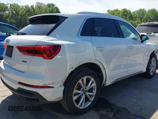 2023 Audi Q3 S line Premium with VIN WA1DECF34P1096834, listed as a IAAI auction lot 42644123 with 62,360 mi miles and . Bid and sale history available at DreamBid. Image 17.