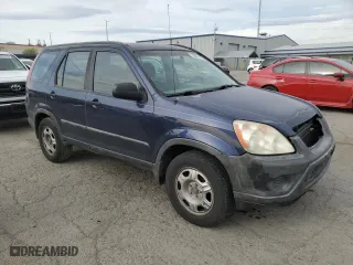 2006 Honda CR-V LX with VIN JHLRD68546C020776, listed as a Copart auction lot 50601645 with 233,222 mi miles and Salvage Title. Bid and sale history available at carsss.com. Image 4.