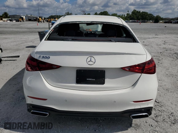 2023 Mercedes-Benz C 300 z VIN W1KAF4GB5PR143765, wystawiony jako Copart lot #56365395 z przebiegiem 5 943 mil mil oraz Szkoda całkowita • Salvage title. Historia ofert i sprzedaży dostępna na DreamBid. Obrazek 6.