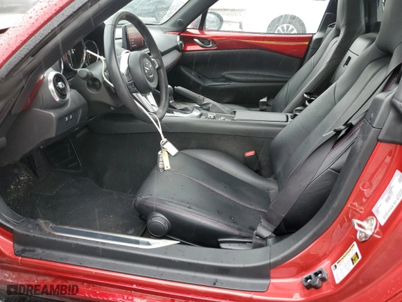 2019 Mazda MX-5 Miata RF Grand Touring with VIN JM1NDAM75K0311031, listed as a Copart auction lot 81381883 with 5,363 mi miles. Bid and sale history available at carsss.com. Image 7.