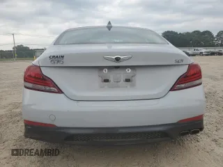 2019 Genesis G70 Advanced with VIN KMTG64LA2KU031319, listed as a Copart auction lot 59487385 with 15,320 mi miles and Salvage title. Bid and sale history available at DreamBid. Image 6.