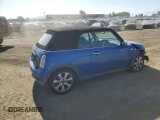 2005 MINI Convertible S z VIN WMWRH33565TK56154, wystawiony jako Copart lot #55860025 z przebiegiem 59 672 mil mil oraz Szkoda całkowita • Salvage title. Historia ofert i sprzedaży dostępna na DreamBid. Obrazek 3.