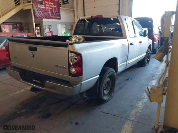 2007 Dodge Ram 1500 Laramie with VIN 1D7HU18287S239951, listed as a IAAI auction lot 41424307 with 1 mi miles. Bid and sale history available at carsss.com. Image 4.