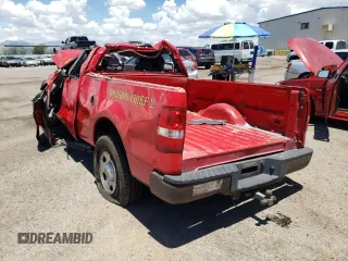 2005 Ford F-150 STX with VIN 1FTRX12W95KD20133, listed as a Copart auction lot 50662092 with 0 mi miles and Salvage Title. Bid and sale history available at carsss.com. Image 3.