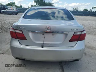 2008 Lexus LS 460 with VIN JTHBL46F285067604, listed as a Copart auction lot 61845475 with 159,870 mi miles and Salvage title. Bid and sale history available at DreamBid. Image 6.
