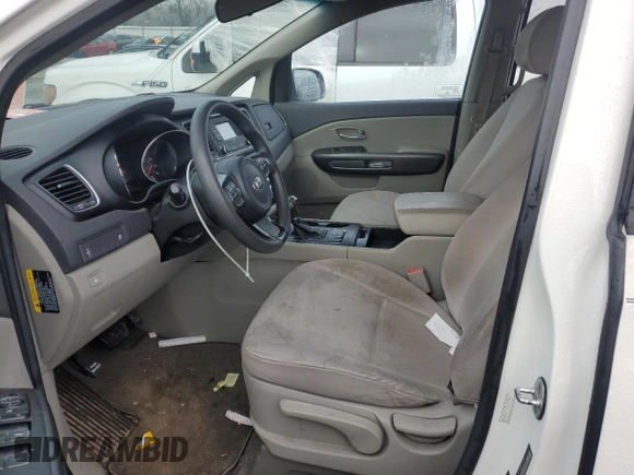 2016 Kia Sedona L with VIN KNDMA5C19G6173944, listed as a Copart auction lot 45194425 with 95,252 mi miles and Salvage Title. Bid and sale history available at carsss.com. Image 7.