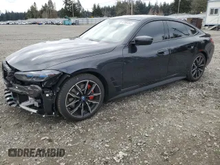 2024 BMW i4 xDrive40 with VIN WBY83FB03RFS90804, listed as a Copart auction lot 47664965 with 1,940 mi miles and Salvage Title. Bid and sale history available at carsss.com. Image 1.