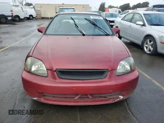 1998 Honda Civic CX with VIN 2HGEJ6327WH100766, listed as a Copart auction lot 45525865 with 265,388 mi miles and Salvage Title. Bid and sale history available at carsss.com. Image 5.