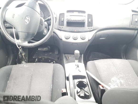 2009 Hyundai Elantra with VIN KMHDT45D29U783660, listed as a Copart auction lot 43276315 with 204,386 mi miles and Salvage title. Bid and sale history available at DreamBid. Image 8.