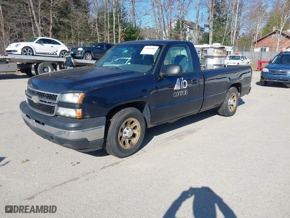 2006 Chevrolet Silverado 1500 Work Truck with VIN 3GCEC14X56G267133, listed as a IAAI auction lot 42083903 with 183,028 mi miles. Bid and sale history available at carsss.com. Image 2.