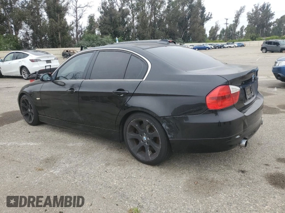 2007 BMW 3 Series 335i with VIN WBAVB73547VF54459, listed as a Copart auction lot 59791315 with 127,018 mi miles and Salvage title. Bid and sale history available at DreamBid. Image 2.