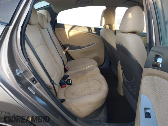 2012 Hyundai Accent GLS with VIN KMHCU4AE4CU097425, listed as a IAAI auction lot 42052740 with 244,705 mi miles. Bid and sale history available at carsss.com. Image 8.