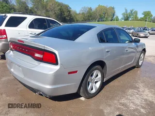2012 Dodge Charger SE with VIN 2C3CDXBG2CH280352, listed as a IAAI auction lot 42055901 with 160,996 mi miles. Bid and sale history available at carsss.com. Image 4.