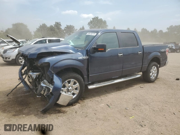 2013 Ford F-150 XL with VIN 1FTFW1EF9DFA51544, listed as a Copart auction lot 59418375 with 181,430 mi miles and Salvage title. Bid and sale history available at DreamBid. Image 1.
