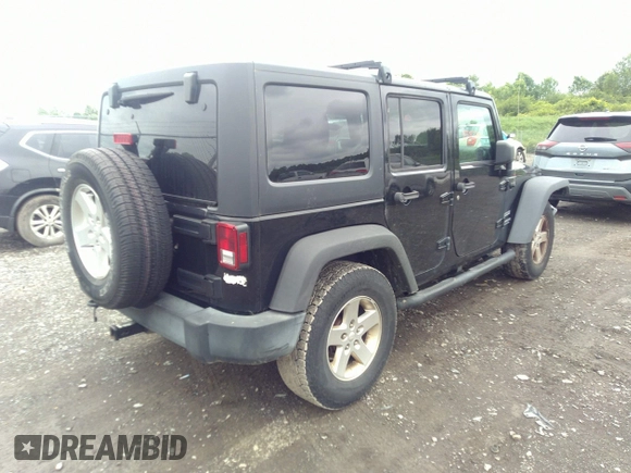 2016 Jeep Wrangler Unlimited Sport z VIN 1C4BJWDGXGL206502, wystawiony jako IAAI lot #42583701 z przebiegiem 120 525 mil mil oraz . Historia ofert i sprzedaży dostępna na DreamBid. Obrazek 4.