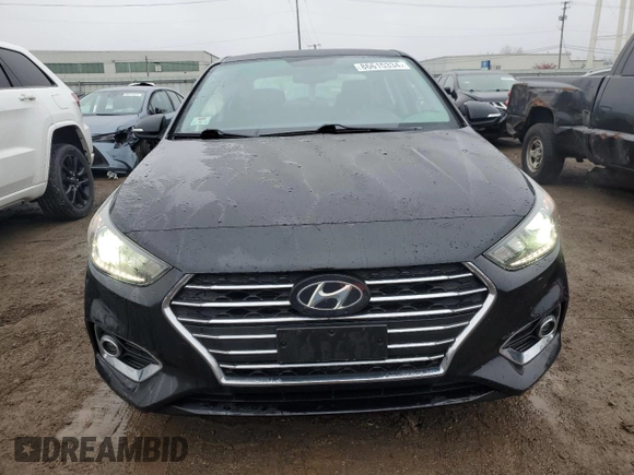 2022 Hyundai Accent Limited with VIN 3KPC34A69NE160326, listed as a Copart auction lot 86615334 with 34,073 mi miles and Salvage Title. Bid and sale history available at carsss.com. Image 5.