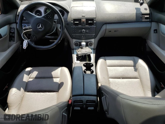 2008 Mercedes-Benz C 300 Sport with VIN WDDGF81X08F125067, listed as a Copart auction lot 61255975 with Not provided miles and Salvage title. Bid and sale history available at DreamBid. Image 8.