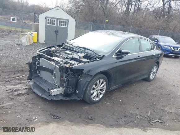 2016 Chrysler 200 C with VIN 1C3CCCCB1GN146508, listed as a IAAI auction lot 41848843 with 139,714 mi miles. Bid and sale history available at carsss.com. Image 18.