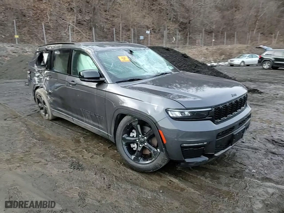 2024 Jeep Grand Cherokee L Limited with VIN 1C4RJKBG2R8527627, listed as a Copart auction lot 46242555 with 505 mi miles and Salvage Title. Bid and sale history available at carsss.com. Image 11.