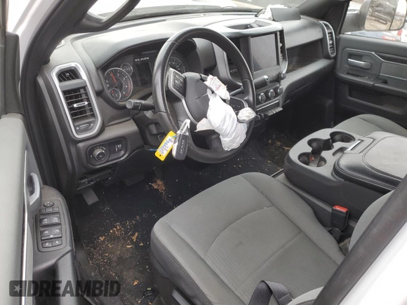 2022 Ram 2500 Big Horn with VIN 3C6UR5DL1NG321466, listed as a Copart auction lot 82975784 with 0 mi miles and Salvage Title. Bid and sale history available at carsss.com. Image 8.