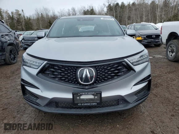 2021 Acura RDX w/A-Spec Package with VIN 5J8TC2H60ML803163, listed as a Copart auction lot 48052675 with 0 mi miles and Clean Title. Bid and sale history available at carsss.com. Image 5.