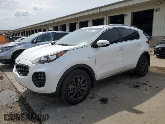 2019 Kia Sportage EX z VIN KNDPNCAC7K7522953, wystawiony jako Copart lot #54906835 z przebiegiem 128 011 mil mil oraz Szkoda całkowita • Salvage title. Historia ofert i sprzedaży dostępna na DreamBid. Obrazek 1.