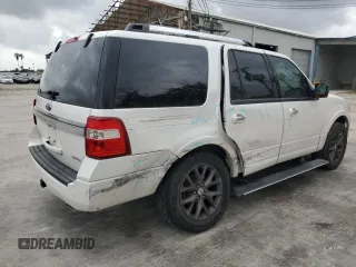 2017 Ford Expedition Limited with VIN 1FMJU1KT5HEA44446, listed as a Copart auction lot 55513055 with 130,912 mi miles and Salvage title. Bid and sale history available at DreamBid. Image 3.