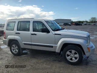 2012 Jeep Liberty Sport with VIN 1C4PJMAK1CW183266, listed as a Copart auction lot 55581725 with 120,655 mi miles and Salvage Title. Bid and sale history available at carsss.com. Image 4.