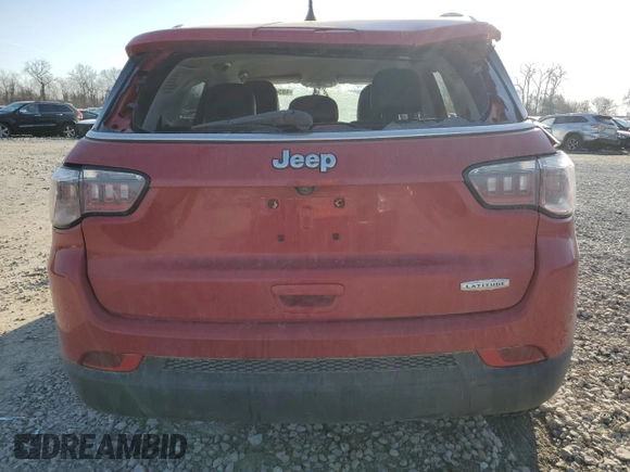 2019 Jeep Compass Altitude with VIN 3C4NJCBB7KT658195, listed as a Copart auction lot 48542205 with 71,134 mi miles and Salvage Title. Bid and sale history available at carsss.com. Image 6.