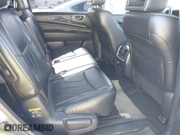 2013 Infiniti JX35 with VIN 5N1AL0MM3DC313827, listed as a IAAI auction lot 42185244 with 127,814 mi miles. Bid and sale history available at carsss.com. Image 8.