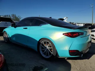 2018 Infiniti Q60 Sport with VIN JN1EV7EK6JM341104, listed as a Copart auction lot 82397074 with 53,666 mi miles and Salvage Title. Bid and sale history available at DreamBid. Image 2.