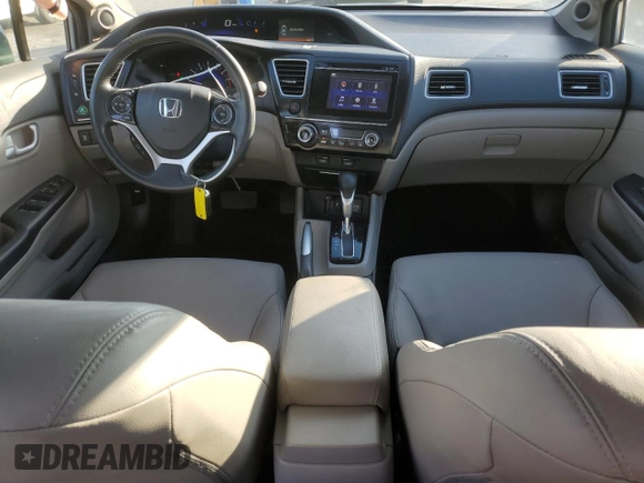 2014 Honda Civic Sedan EX-L with VIN 19XFB2F92EE242101, listed as a Copart auction lot 50170025 with 59,023 mi miles and Salvage Title. Bid and sale history available at carsss.com. Image 8.
