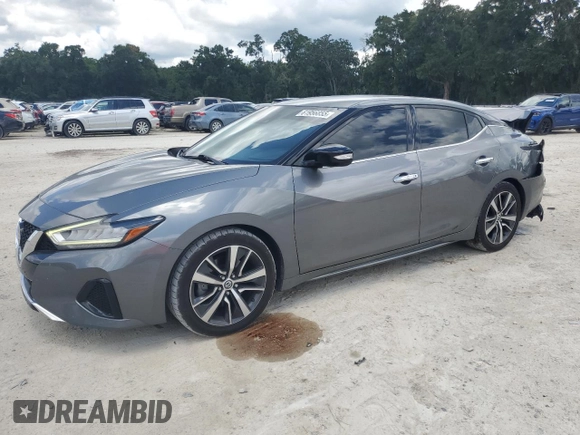 2020 Nissan Maxima SV with VIN 1N4AA6CV2LC364053, listed as a Copart auction lot 61956855 with 110,396 mi miles and Salvage title. Bid and sale history available at DreamBid. Image 1.