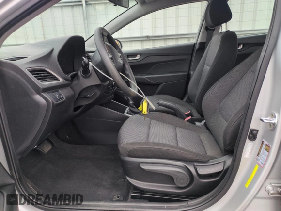 2022 Hyundai Accent SE with VIN 3KPC24A61NE154863, listed as a Copart auction lot 51005035 with 63,612 mi miles and Salvage Title. Bid and sale history available at carsss.com. Image 7.