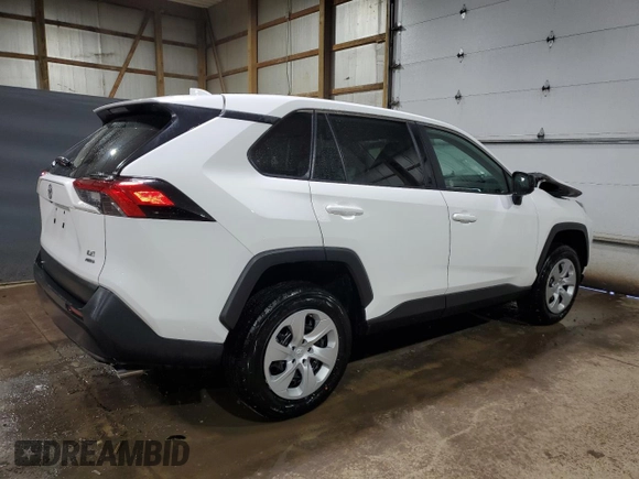 2024 Toyota RAV4 LE with VIN 2T3F1RFV4RW470118, listed as a Copart auction lot 50892435 with 25,162 mi miles and Non Repairable. Bid and sale history available at carsss.com. Image 3.