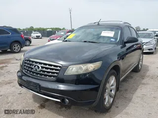 2007 Infiniti FX35 with VIN JNRAS08W97X208273, listed as a IAAI auction lot 41938911 with 199,457 mi miles. Bid and sale history available at carsss.com. Image 17.