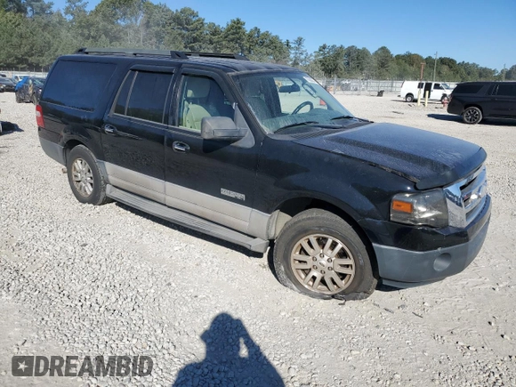 2007 Ford Expedition Max XLT with VIN 1FMFK15527LA30572, listed as a Copart auction lot 76286944 with 240,433 mi miles and Salvage title. Bid and sale history available at DreamBid. Image 4.