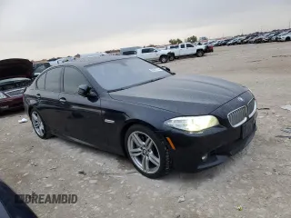 2015 BMW 5 Series 550i with VIN WBAKN9C50FD682415, listed as a Copart auction lot 83257714 with 129,605 mi miles and Clean title. Bid and sale history available at DreamBid. Image 4.