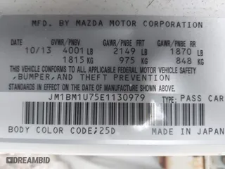 2014 Mazda Mazda3 i Sport with VIN JM1BM1U75E1130979, listed as a IAAI auction lot 41094791 with 100,518 mi miles. Bid and sale history available at carsss.com. Image 9.